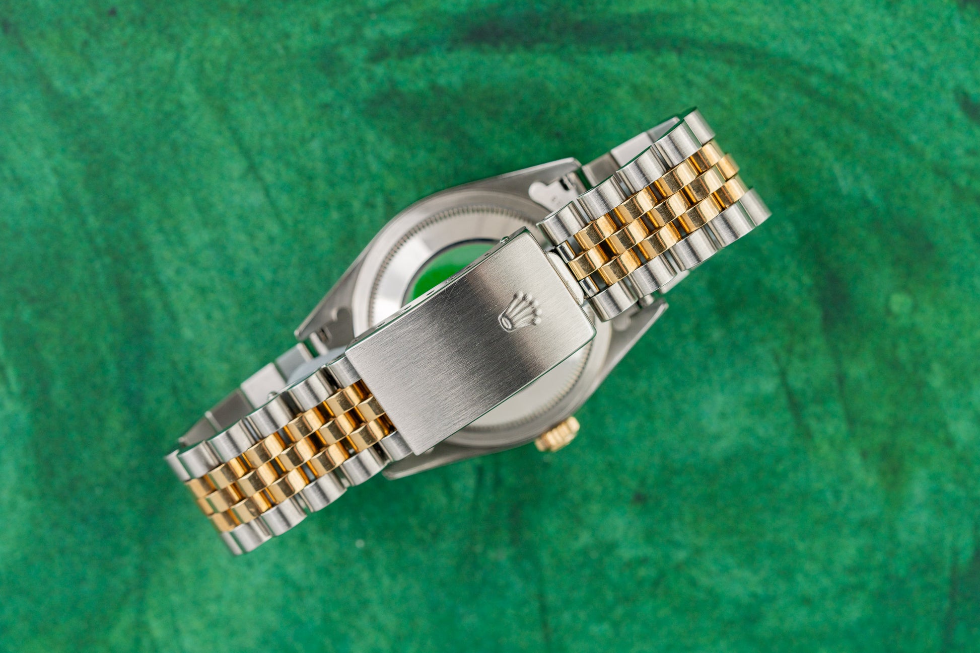 Rolex Datejust 36 16233 Champagne Tapestry American Psycho Dial - The Watch Business Sydney