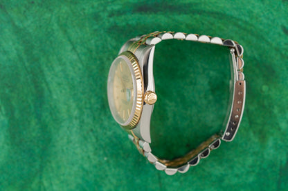 Rolex Datejust 36 16233 Two-Tone Steel Yellow Gold Case - The Watch Business Sydney CBD