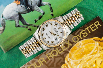 Rolex Datejust 36 16233 White Roman Dial - Sydney