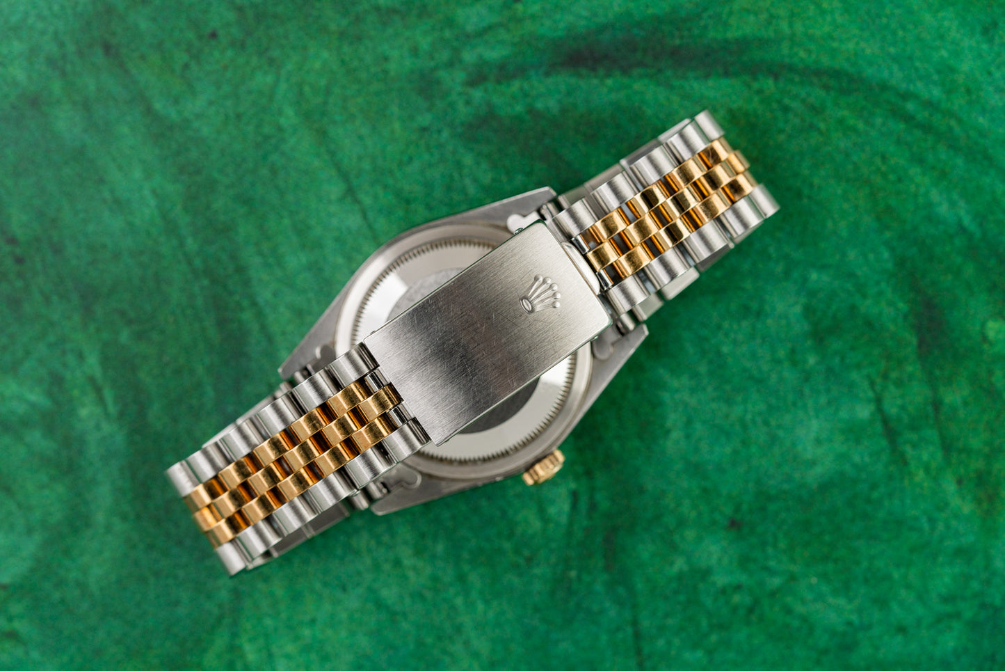 Rolex Datejust 36 White Roman Dial 16233 two tone Yellow gold 1994 Model
