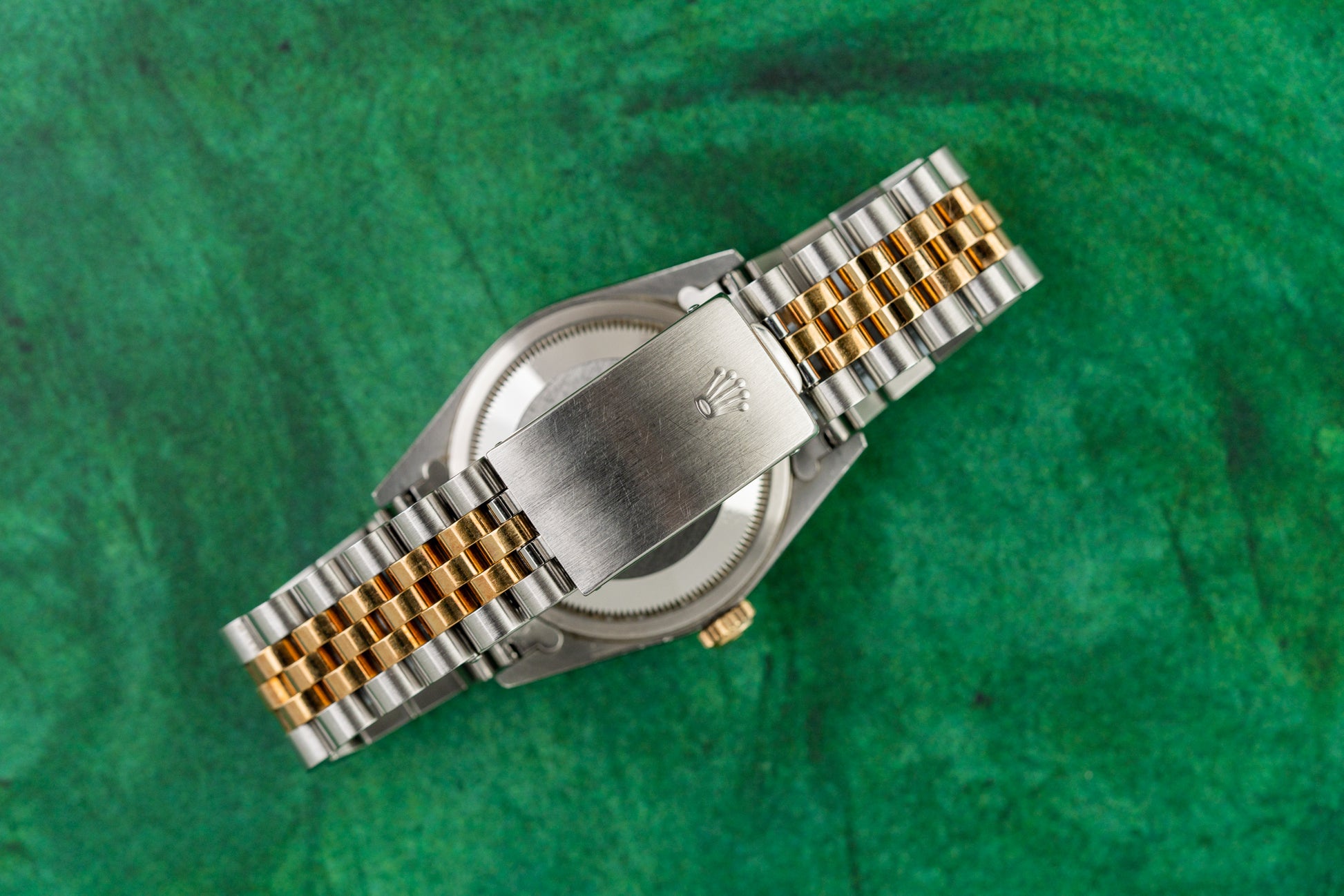 Rolex Datejust 36 White Roman Dial 16233 two tone Yellow gold 1994 Model
