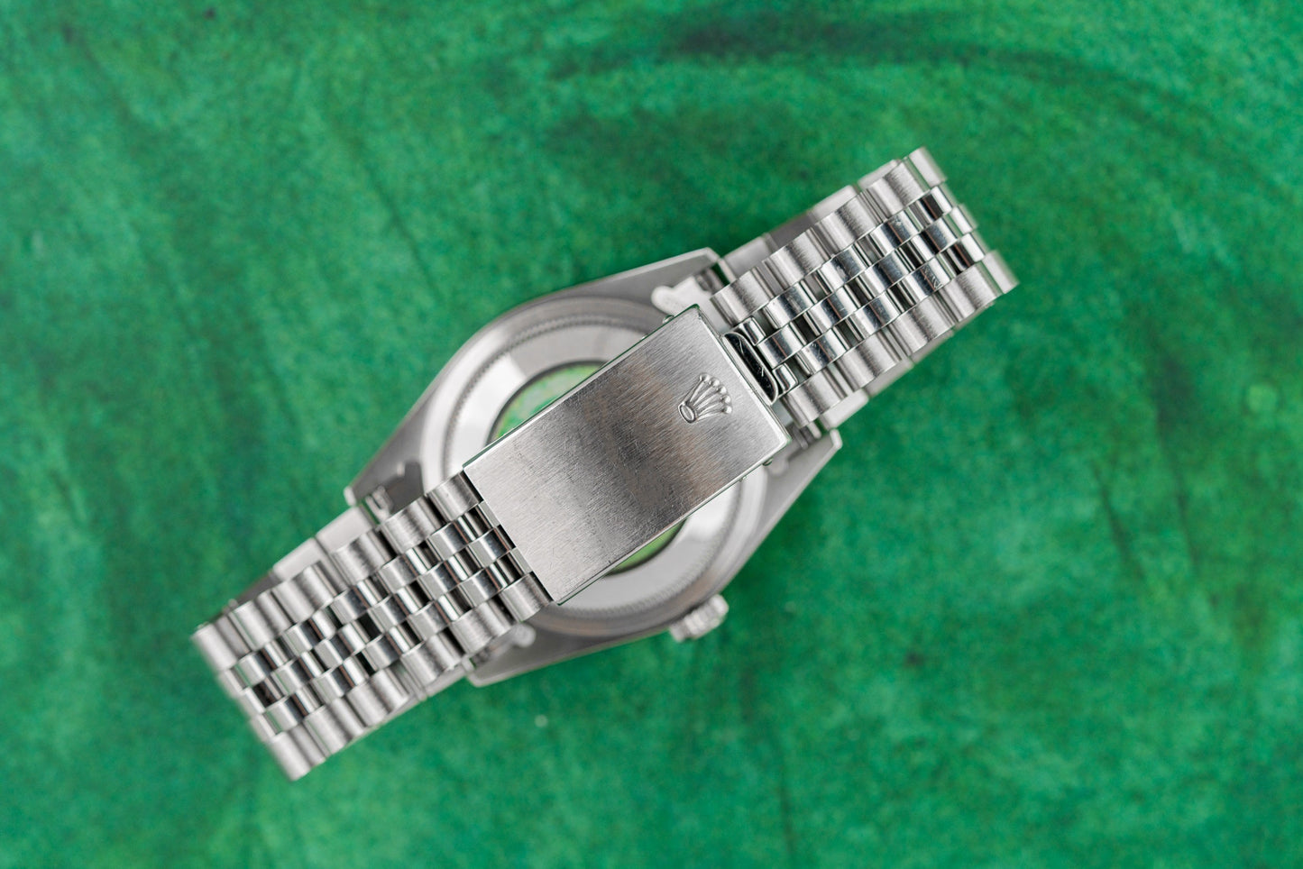 Rolex Datejust 36 16234 Salmon Roman Dial White Gold Fluted Bezel Case - The Watch Business Sydney CBD
