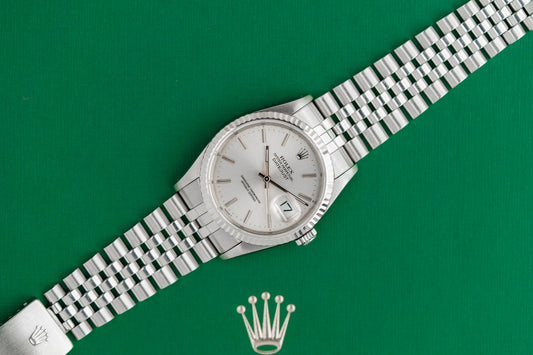 Rolex Datejust 36 Silver Dial 16234 X Serial 1991 Model Fully Serviced