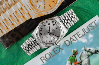 Rolex Datejust 36 16234 Silver Roman Dial - Sydney