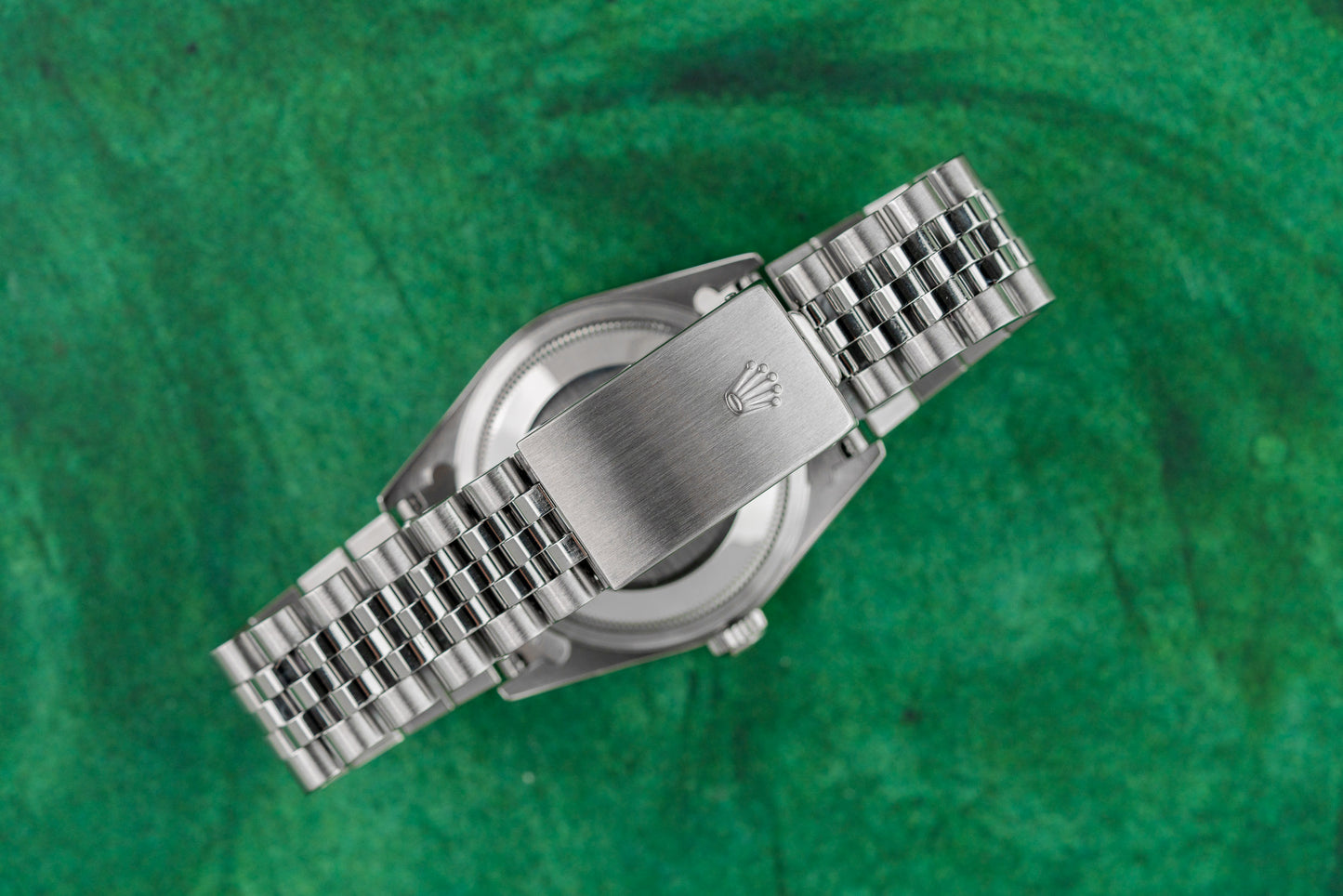 Rolex Datejust 36 16234 Silver Roman Dial White Gold Fluted Bezel Case - The Watch Business Sydney CBD