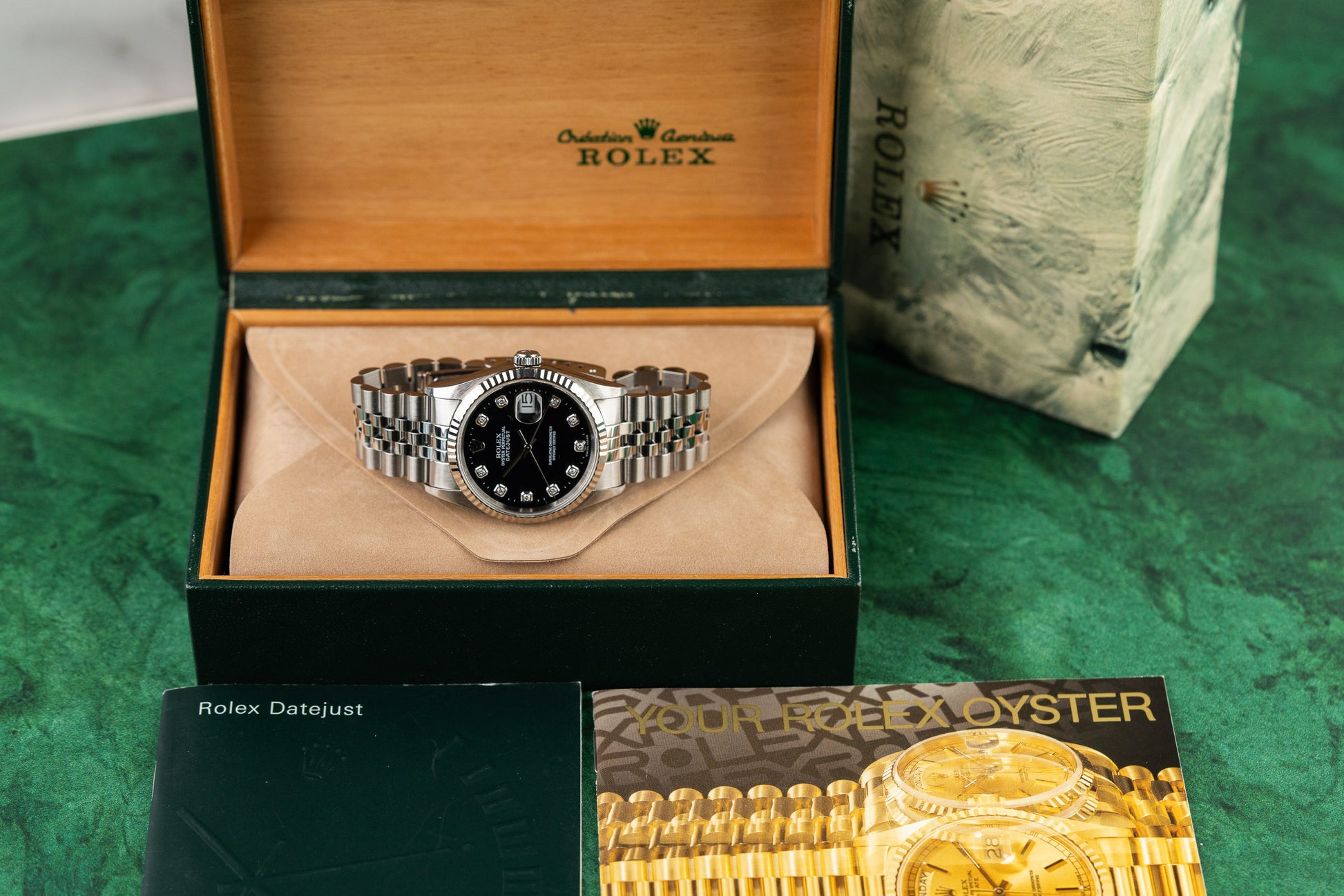 Rolex Datejust 36 Black Diamond Dial 16234G bracelet - Pre-Owned Sydney