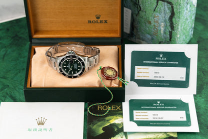 Rolex Submariner Date 16610 Stainless Steel W Serial 1995 Model