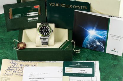 Rolex Submariner "Kermit" 16610LV Stainless Steel 2008 Model