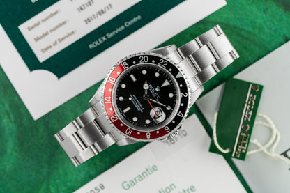 Rolex GMT-Master II 'Coke' 16710 Stainless Steel Black Dial 2003 Model 