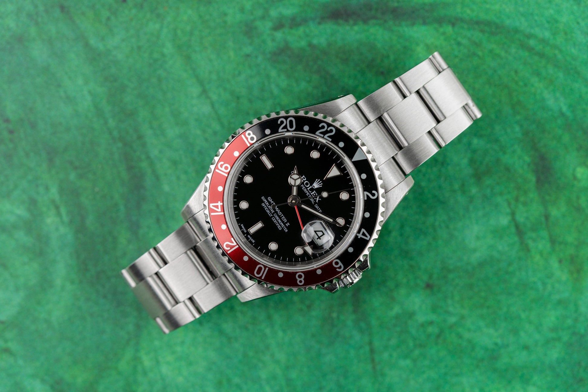 Rolex GMT-Master II 16710 'Coke' Bezel Stainless Steel 2002 Model