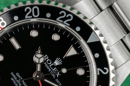 Rolex GMT-Master II 16710 'Coke' Bezel Stainless Steel 2002 Model