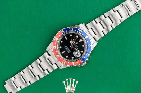 Rolex GMT-Master 'Pepsi Bezel' 16750 Stainless Steel 1987 Model