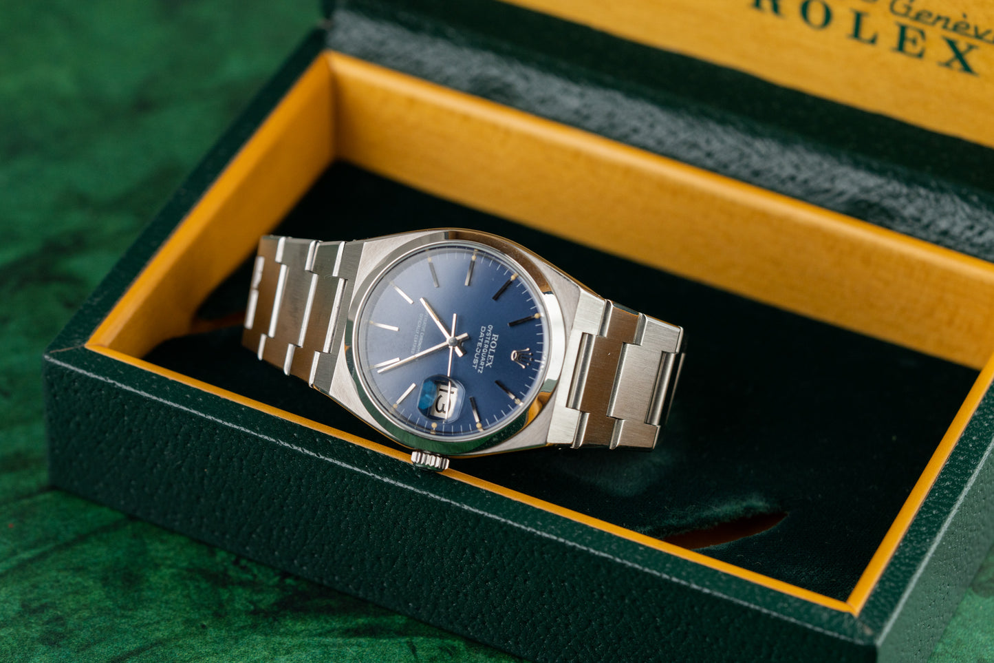Rolex Datejust Oysterquartz 17000 Blue Dial Stainless Steel 1980 Model