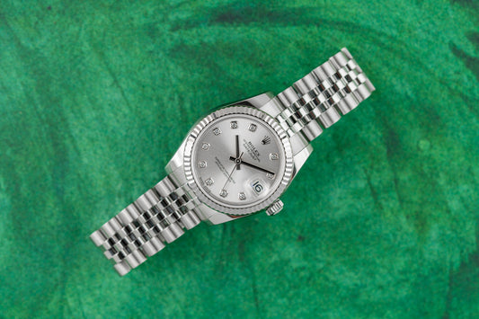 Rolex Datejust 31 Silver Diamond Dial 178274 Stainless Steel 2018 Model