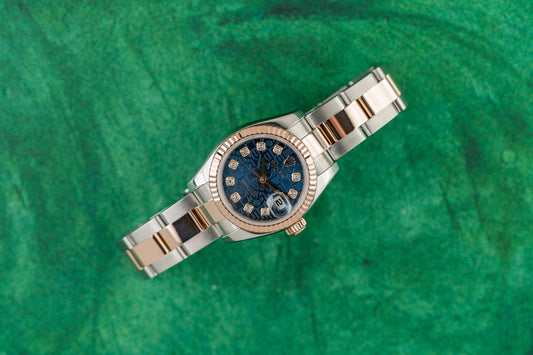 Rolex Lady-Datejust 26 179171 Blue Jubilee Diamond Dial - Sydney