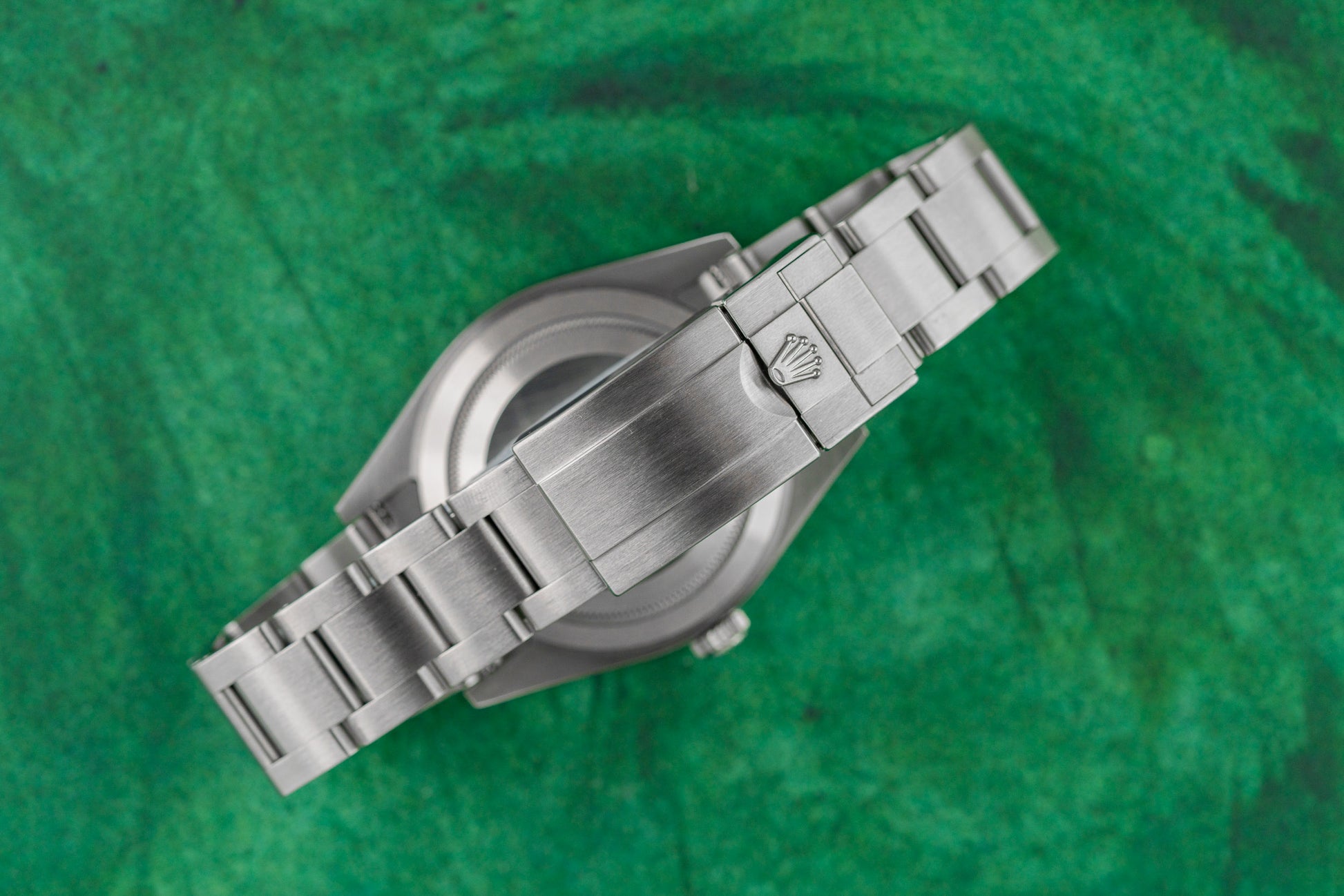 Rolex Explorer 39mm stainless steel watch, model 214270, black MK1 dial, 2015, pre-owned luxury watch sold by The Watch Business Sydney