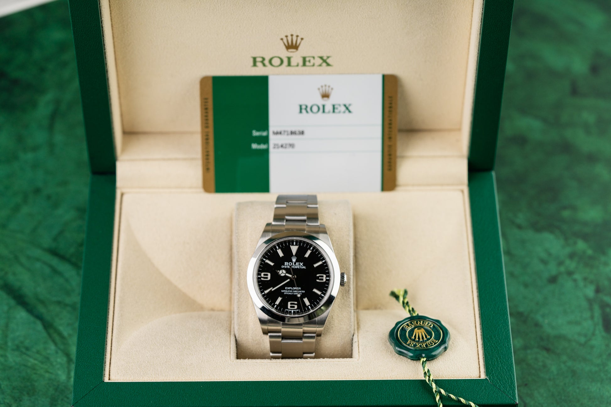 Rolex Explorer 214270 Black dial 39mm Stainless Steel 2019 Model