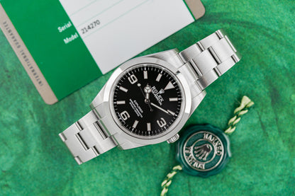 Rolex Explorer 214270 Black dial 39mm Stainless Steel 2019 Model