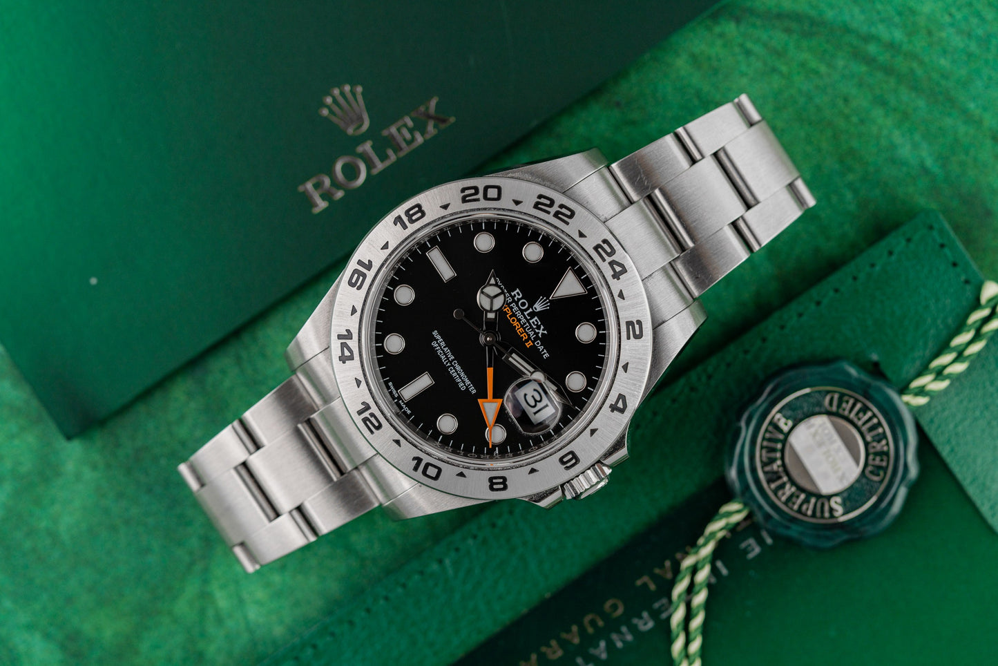 Rolex Explorer II 216570 Black Dial Stainless Steel 2021 Model