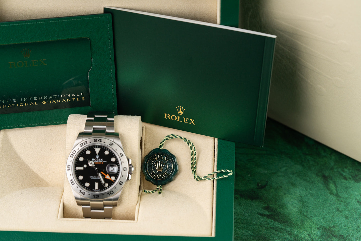 Rolex Explorer II 216570 Black Dial Stainless Steel 2021 Model