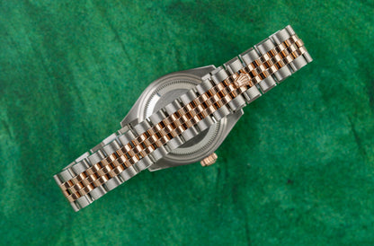 Rolex Lady-Datejust 28 Chocolate Roman Dial 279171 Two Tone Rose gold 2023 model