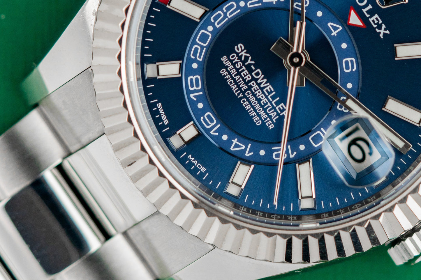 Rolex Sky-Dweller 326934 Blue Dial Stainless Steel 2018 Model FULL SET