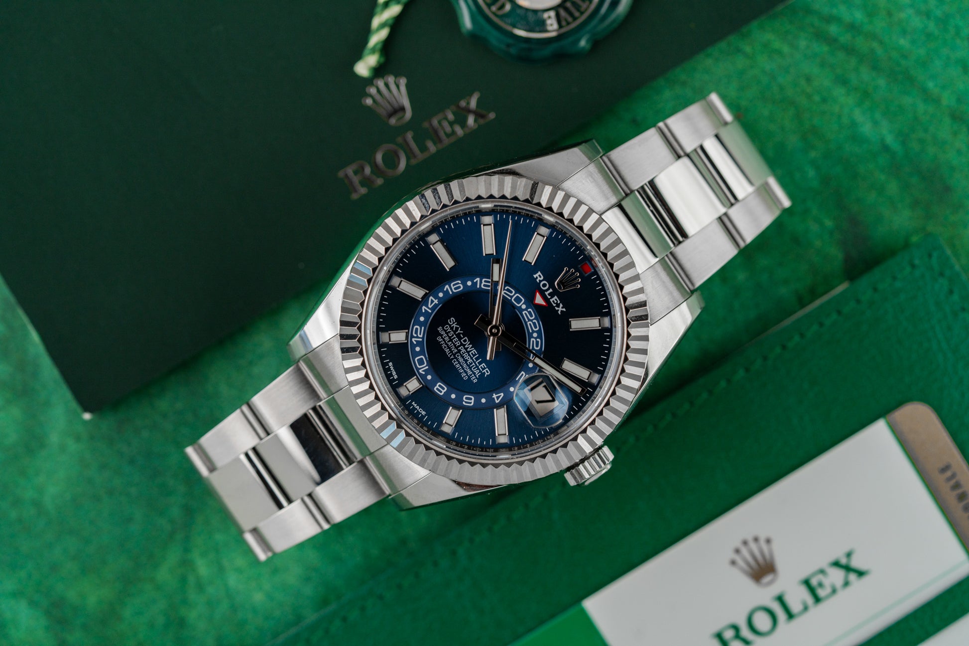 Rolex Sky-Dweller 326934 Blue Dial Stainless Steel 2018 Model