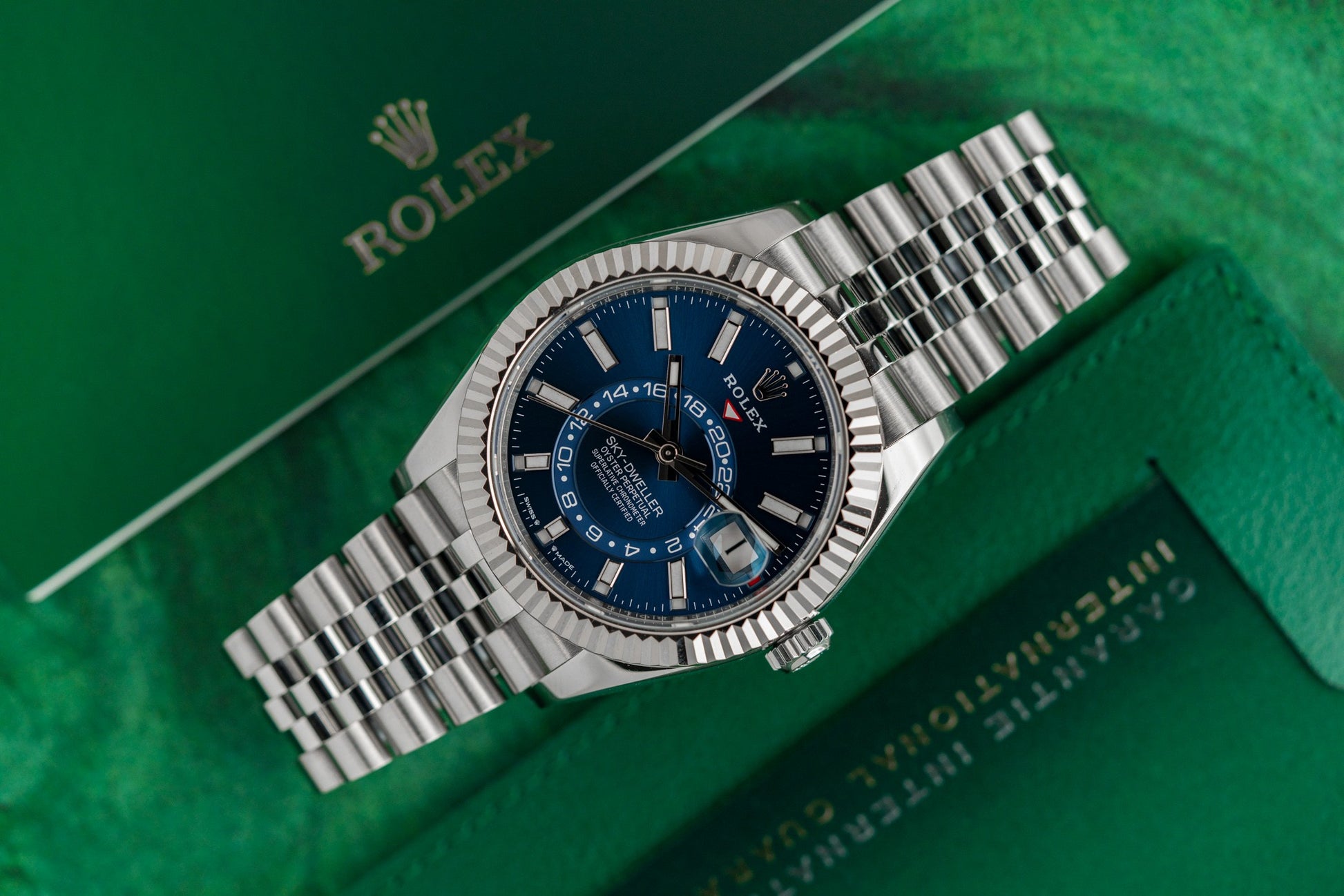 Rolex Sky-Dweller 336934 Blue Dial Stainless Steel Jubilee Bracelet 2024 Model