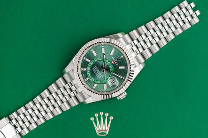 Rolex Sky-Dweller 336934 Mint Green Dial Jubilee 2024 Model