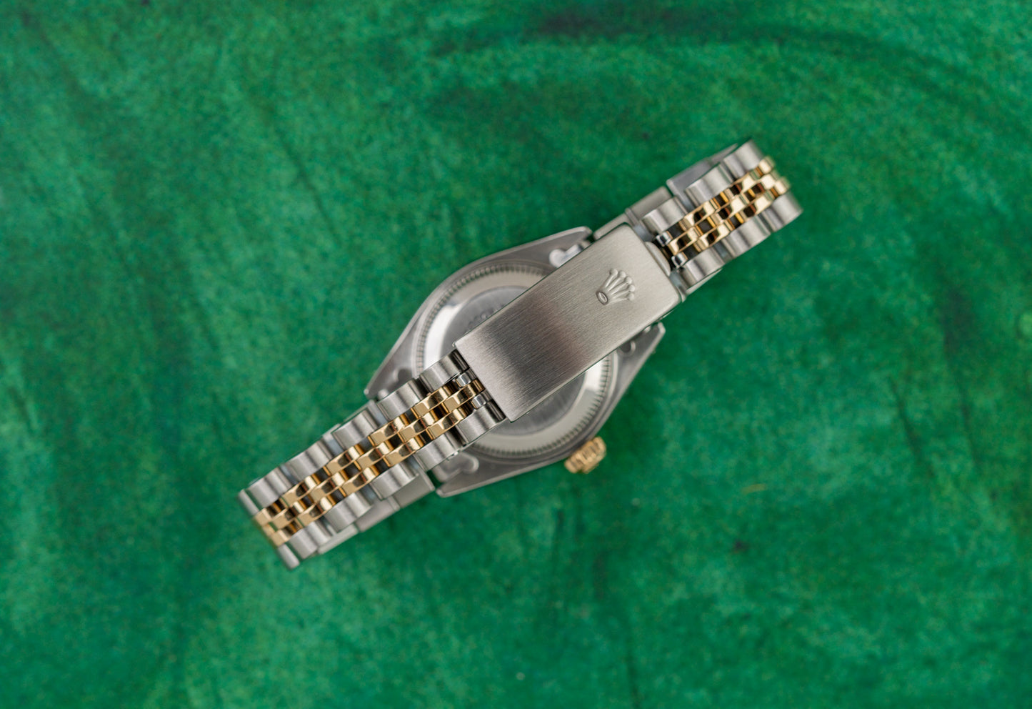 Rolex Lady-Datejust 26 Champagne Diamond Dial 69173 Two Tone Yellow Gold 1991