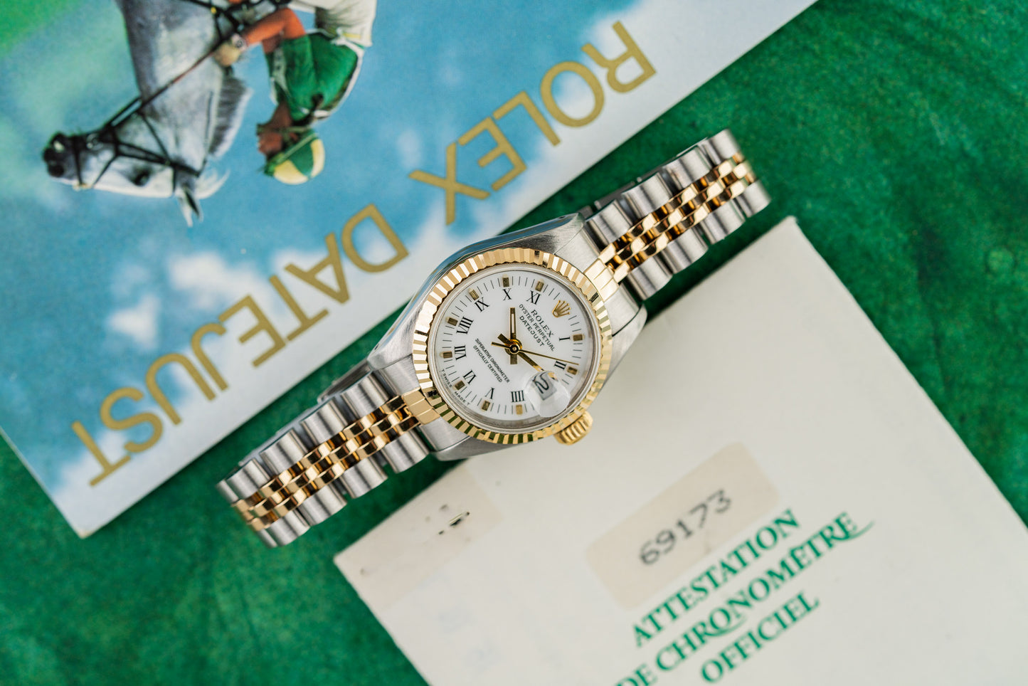 Rolex Lady-Datejust 26 69173 White Roman Dial Full Set - Sydney