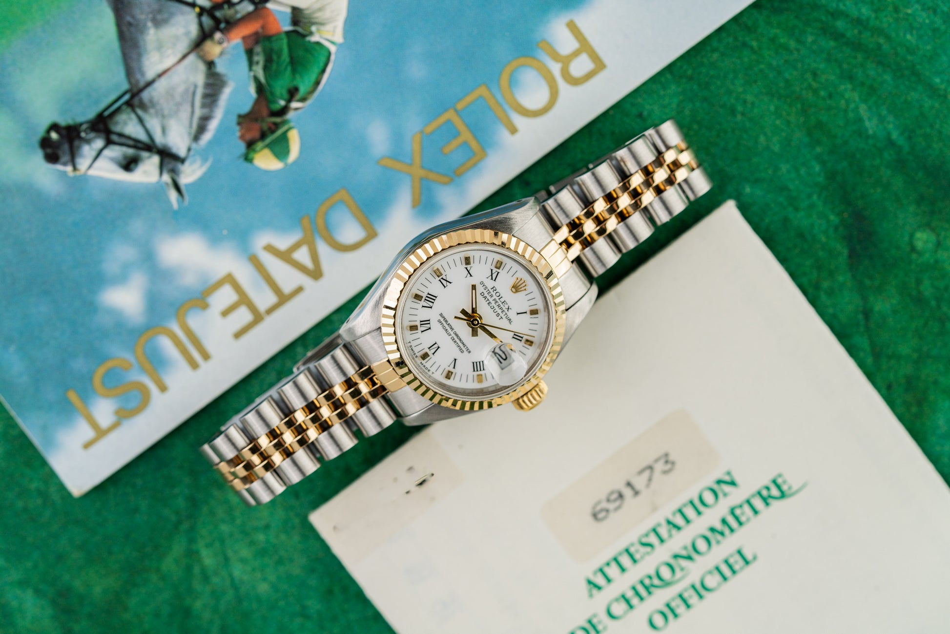 Rolex Lady-Datejust 26 69173 White Roman Dial Full Set - Sydney