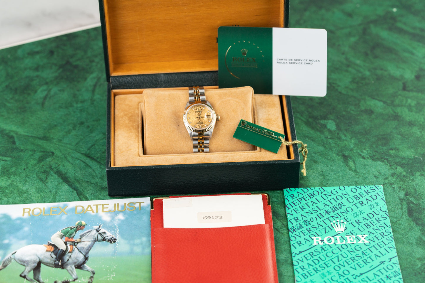 Rolex Lady-Datejust 26 69173 Two-Tone Yellow Gold 1995 - The Watch Business Sydney