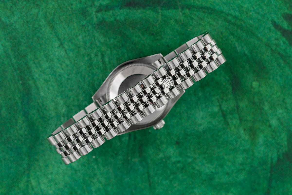 Rolex Datejust 31 178274 Black Dial Factory Diamond Markers - The Watch Business Sydney