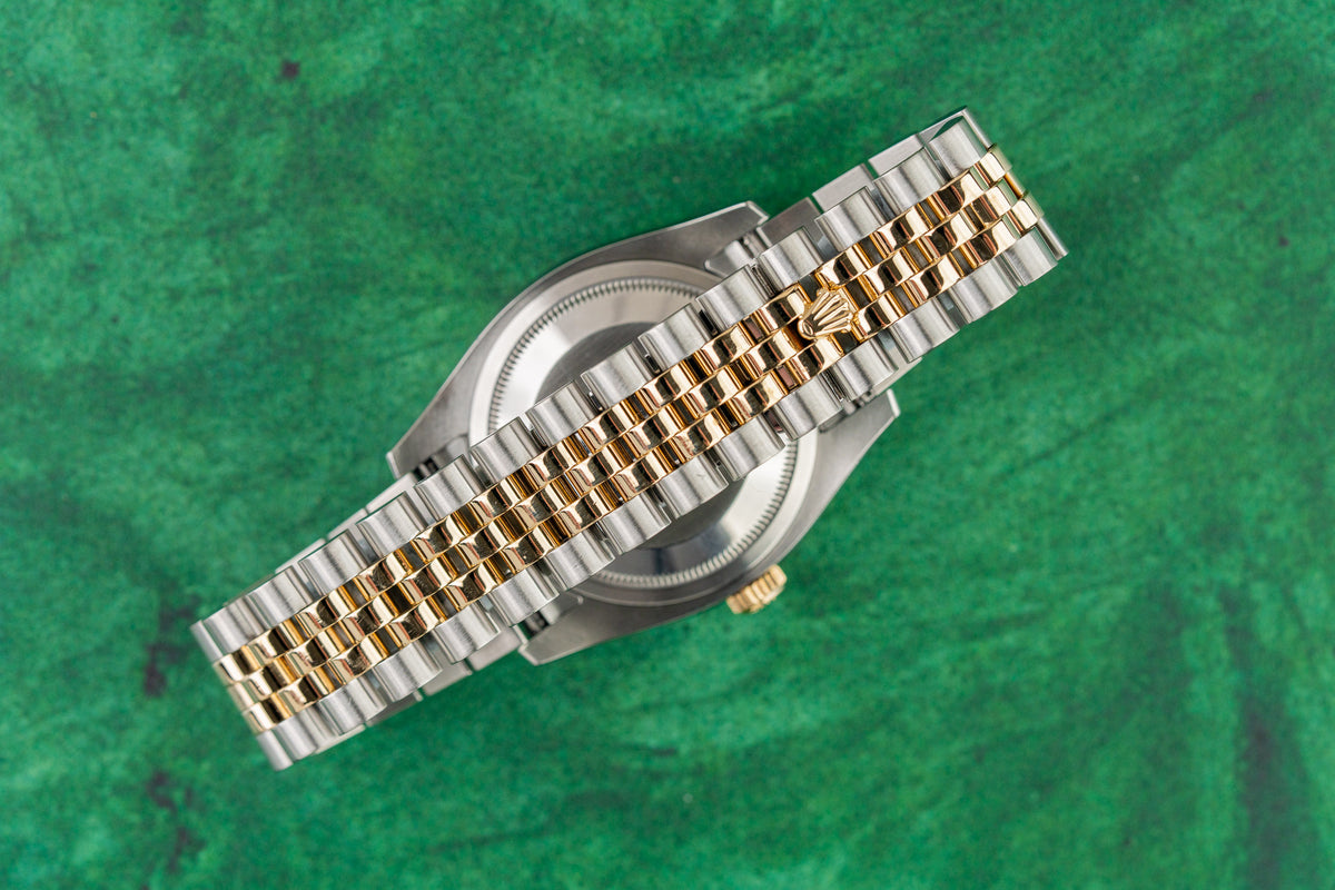 Rolex Datejust 36 116233 Champagne Computer Diamond Dial Jubilee Concealed Clasp - The Watch Business Sydney CBD