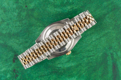 Rolex Datejust 36 116233 Champagne Computer Diamond Dial Jubilee Concealed Clasp - The Watch Business Sydney CBD