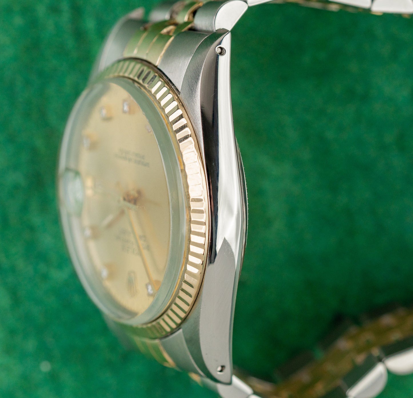 Rolex Datejust 36 16013 Champagne Diamond Dial Warranty Papers - The Watch Business Sydney