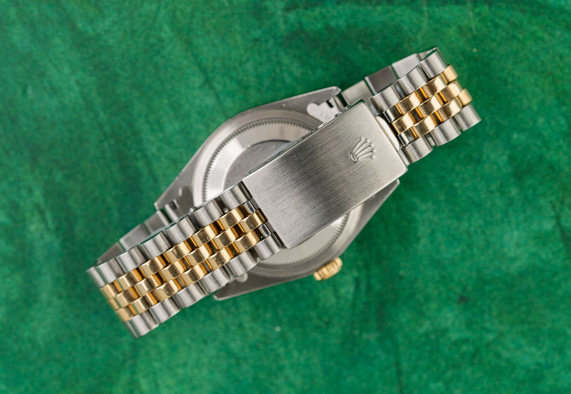 Rolex Datejust 36 16233 Champagne Diamond Dial Jubilee Two Tone Bracelet Full Set 1995 - The Watch Business Sydney