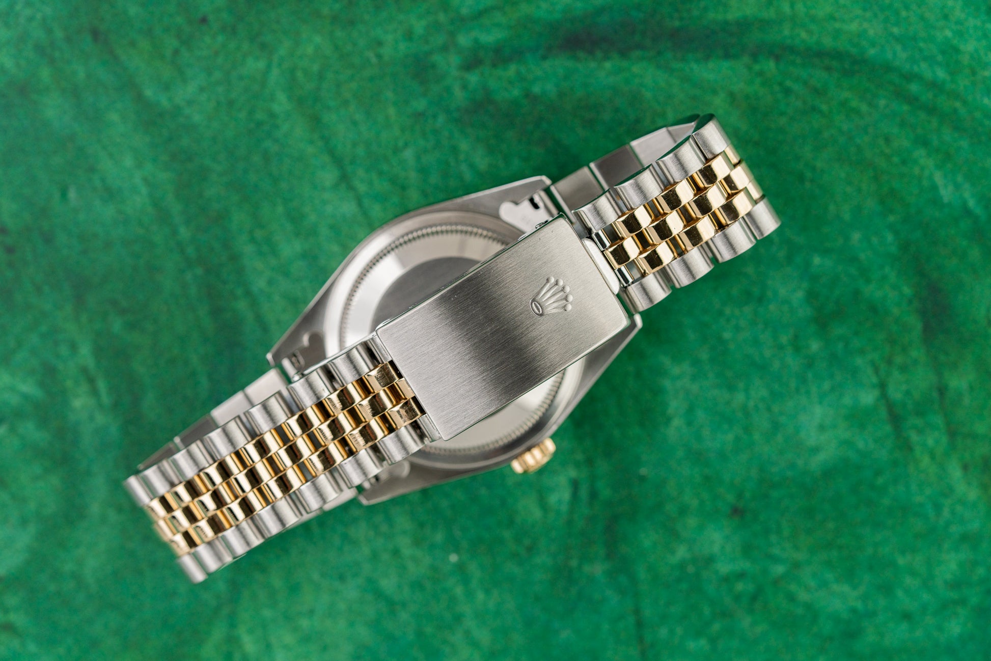 Rolex Datejust 36 16233 Champagne Index Dial Jubilee Two Tone Bracelet - The Watch Business Sydney