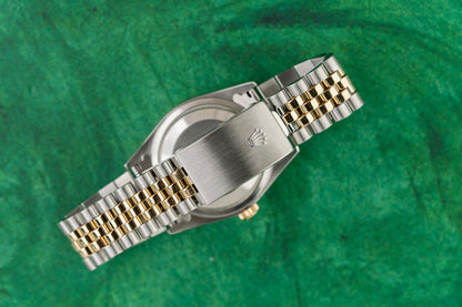 Rolex Datejust 36 16233 Champagne Index Dial Jubilee Two Tone Bracelet - The Watch Business Sydney