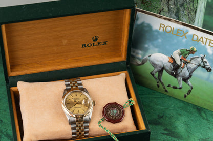 Rolex Datejust 36 16233 Champagne Dial Jubilee Two Tone Bracelet - Rolex Sydney