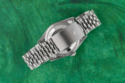 Rolex Datejust 36 16234 Blue Roman Dial Jubilee Bracelet Clasp - The Watch Business Sydney CBD