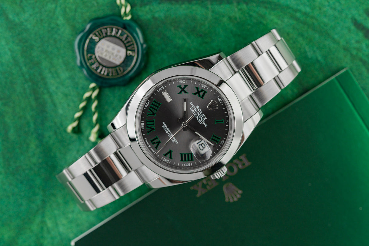 Rolex Datejust 41 126300 Wimbledon Dial Stainless Steel Oyster Bracelet - The Watch Business Sydney