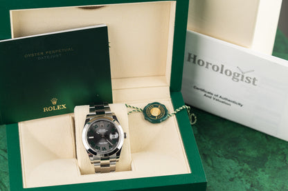 Rolex Datejust 41 126300 Wimbledon Dial Box Booklet and Horologist Certificate - The Watch Business Sydney