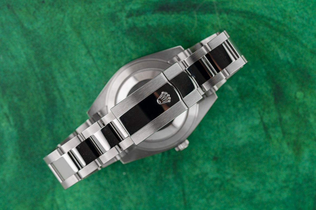 Rolex Datejust 41 126334 White Roman Dial White Gold Fluted Bezel Case - The Watch Business Sydney CBD