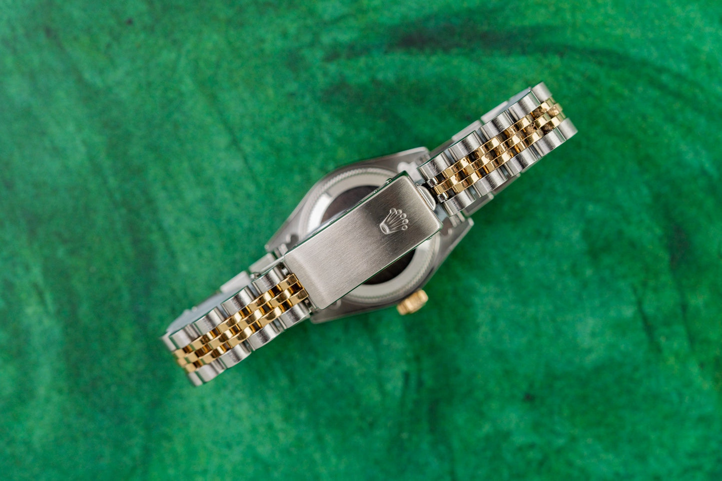 Rolex Lady-Datejust 26 Champagne Diamond Dial 69173 Two Tone Yellow Gold 1995