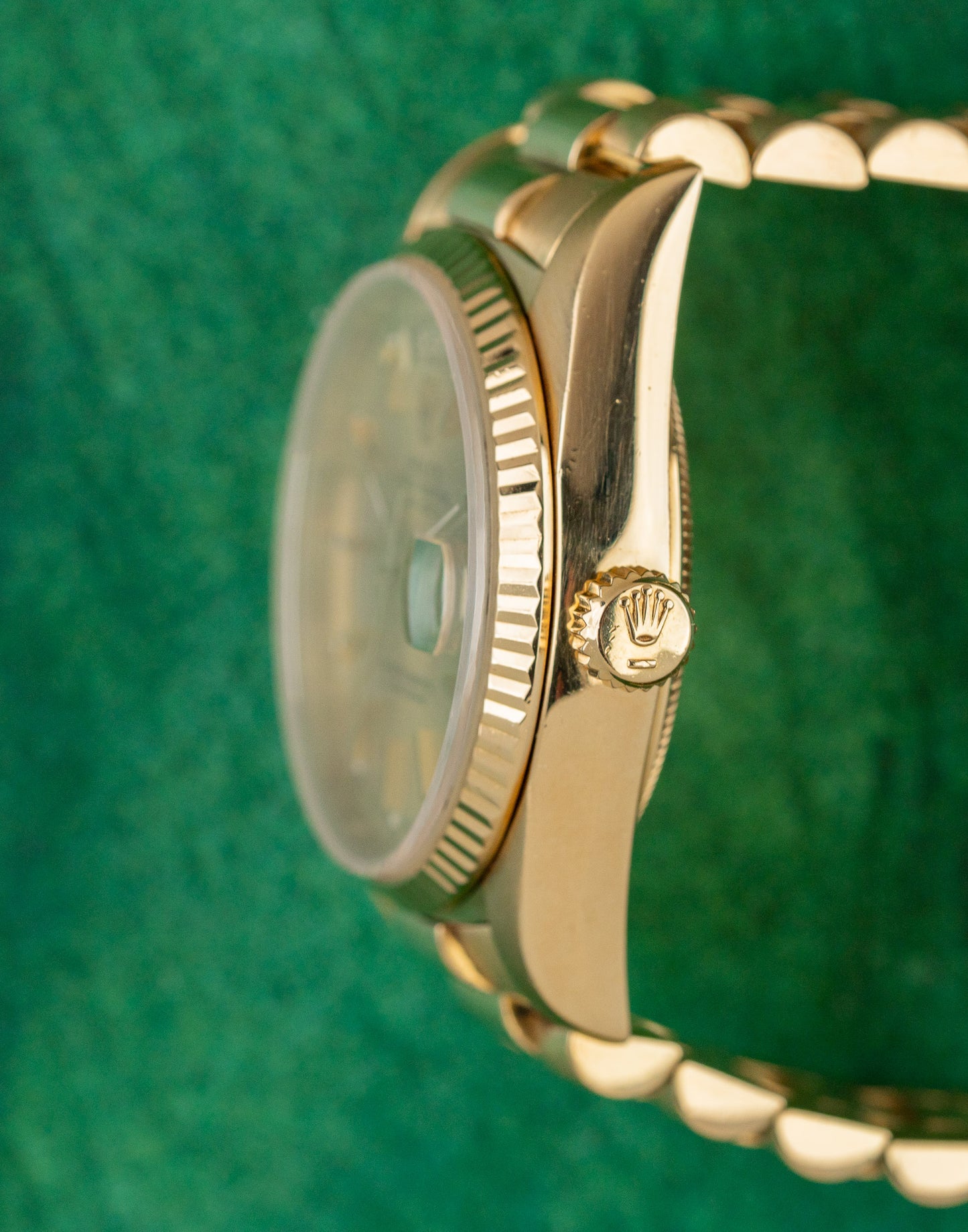 Rolex Day-Date 36 18038 Champagne Index Dial Box and Certificate 1987 - The Watch Business Sydney