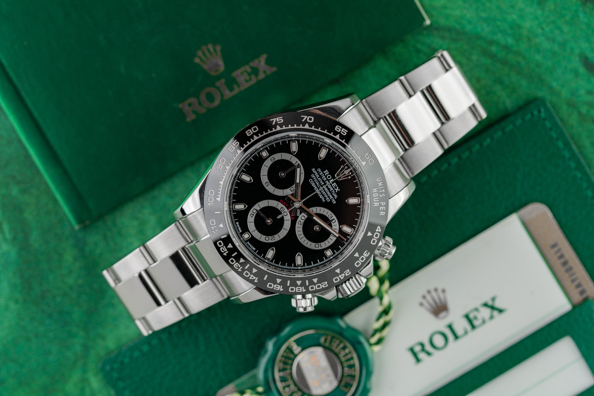 Rolex Daytona 116500LN Black Dial Box and Warranty Card - Sydney