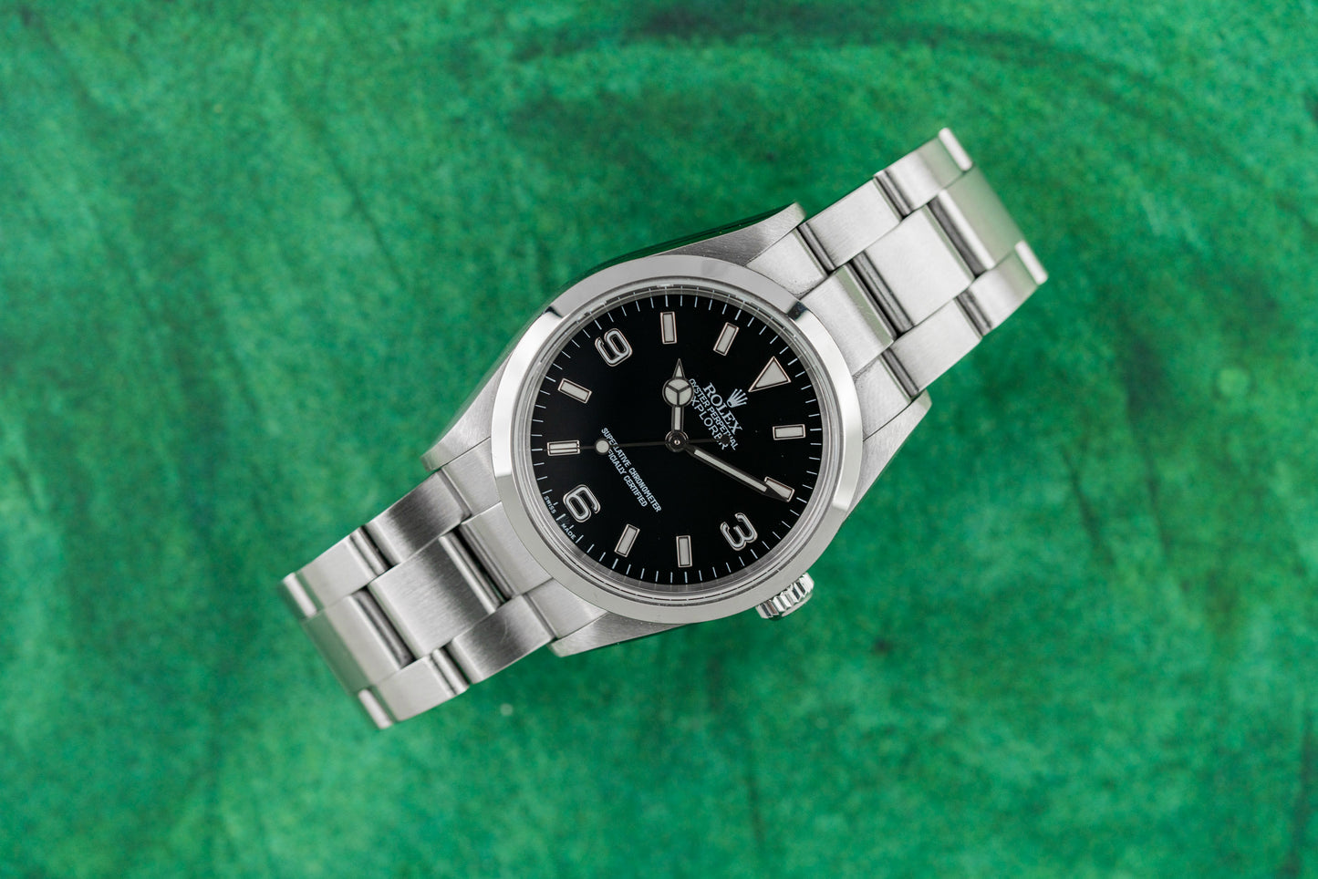 Rolex Explorer 36 114270 Black Dial 3 6 9 Numerals - The Watch Business Sydney