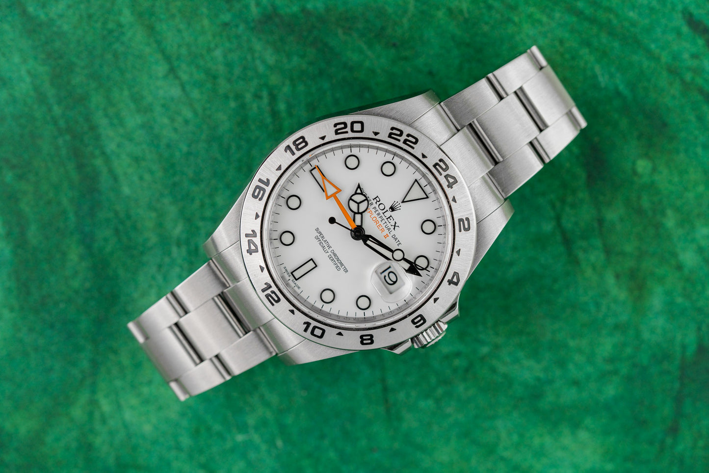 Rolex Explorer II 216570 Polar White Dial Stainless Steel 2016 - The Watch Business Sydney